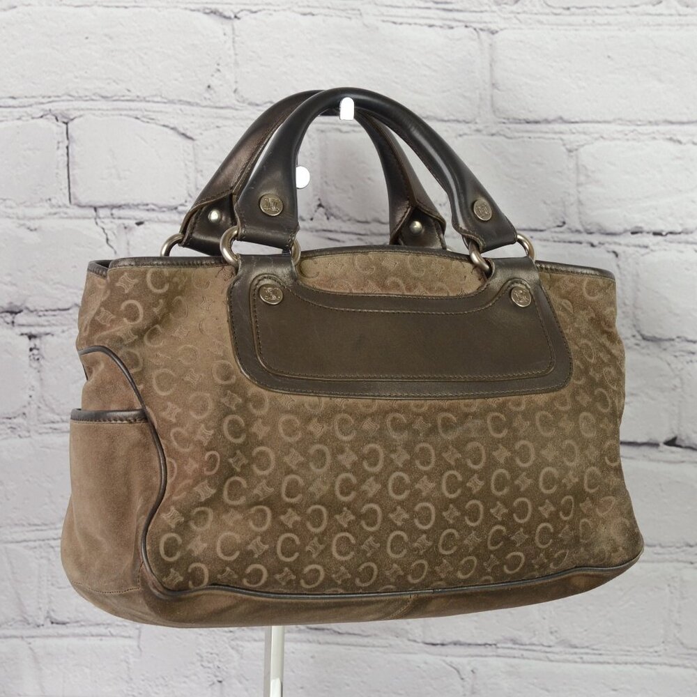 CELINE VTG Boogie Suede Monogram Bag